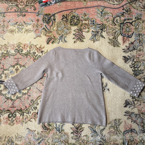 Womens Cynthia Rowley grey knit 3/4 sleeve sweater, Feels like Cashmere! NWT MED - Picture 12 of 12